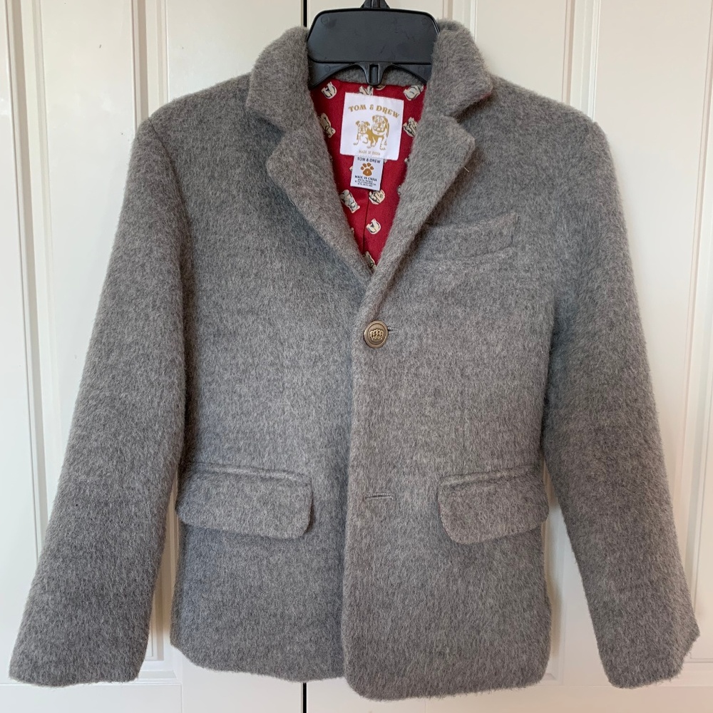 Boy’s formal wool jacket